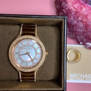 MICHAEL KORS Mini Kerry Rose Gold-Tone Watch